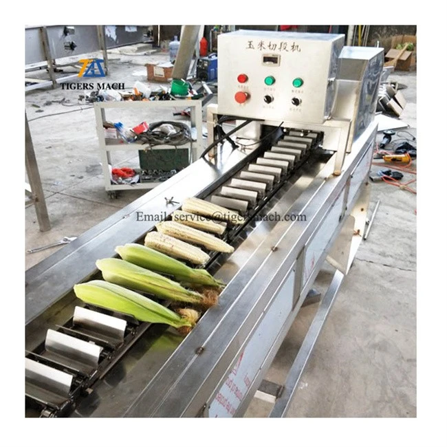 How to process frozen corn, to produce corn maize cut machine, industrial corn process equipment (3)
