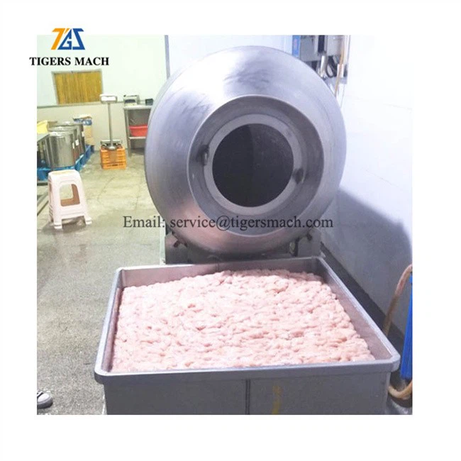 Efficiency large capacity vacuum food roll kneading mixing roll kneading machine for food factory (4)