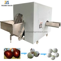 آلة تقشير البصل وتقطيع الجذور